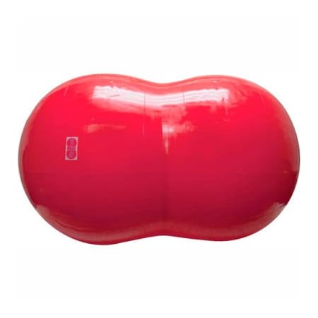 Fabrication Enterprises PhysioGymnic Molded Vinyl Inflatable Exercise Roll, 85 cm (34"), Red 30-1724